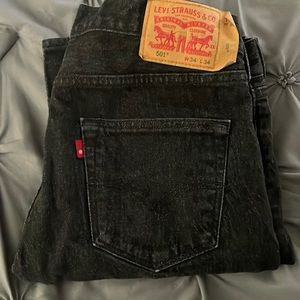 Mens 501’s 34x34 Black